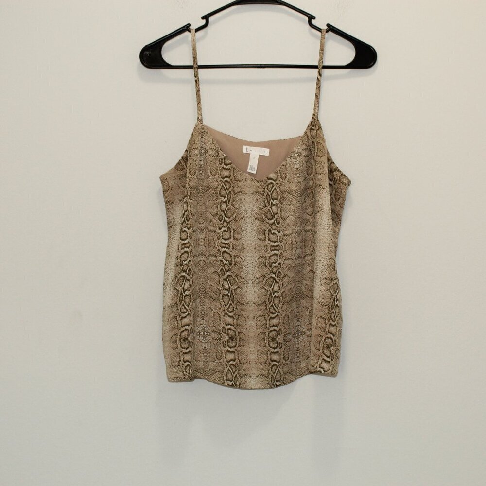 Leith Snakeskin Tank Top Size Small